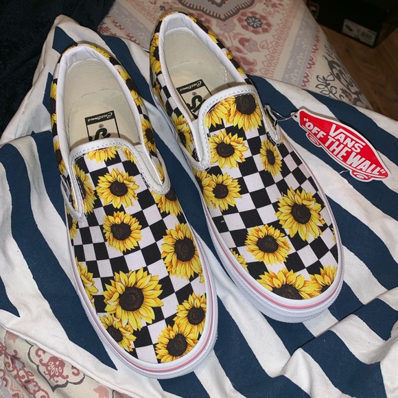 sunflower vans shoes